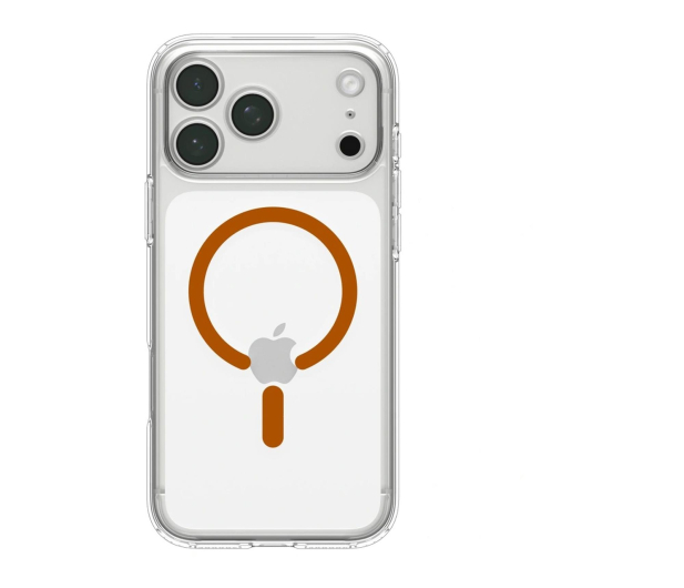 Spigen Ultra Hybrid MagSafe do iPhone 18 Pro/17 Pro (clear orange) - 1586435 - zdjęcie 4
